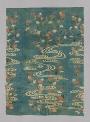 Kosode-Robe, Japan, Edo-Periode 1615-1868, 1701-25