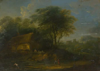 Landschaft mit Fischern