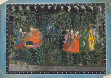 Krishna und Radha, ca. 1850
