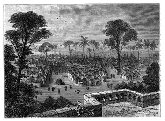 Kumasi, Ashanti, Goldküste, Westafrika, um 1890