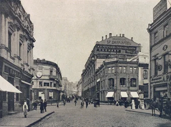 Kuznetsky Most (Schmiedebrücke), Moskau, Russland, 1912