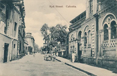 Kyd Street, Kalkutta, spätes 19. - frühes 20. Jahrhundert