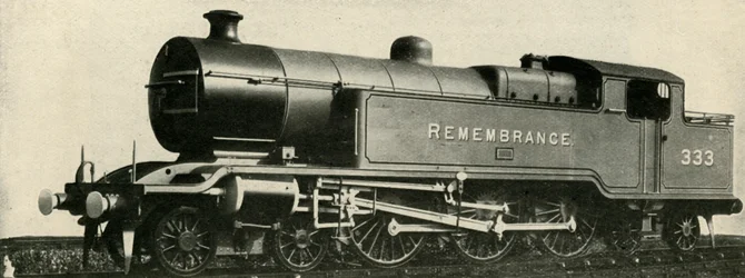 L.B.S.C. Pacific Typ Tank, Kriegsgedenkmotor, um 1930