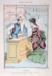 Der Lebensmittelhändler, 1870-1871