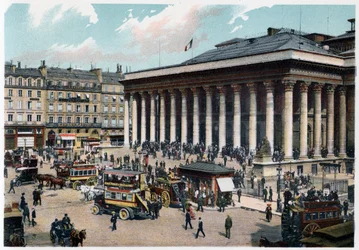 La Bourse, Paris, um 1900
