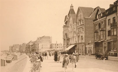 La Digue, Die Promenade, um 1900