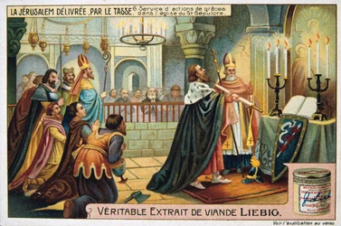 La Jerusalem deliveree par le Tasse, Dankgottesdienst in der Kirche des Heiligen Grabes