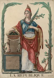 La République Allegorische Figur der Französischen Republik, 1793