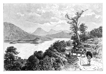 See Atitlan, Guatemala, um 1890