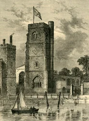 Lambeth Kirche 1825, ca. 1878