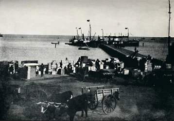 Landungsplatz, Punta Arenas, 1911