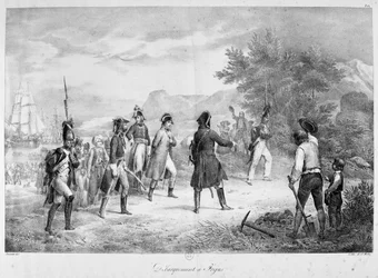 Landung in Frejus, März 1815