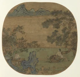 Landschaft mit Figuren, 960-1279