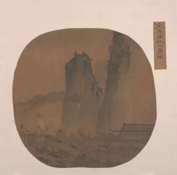 Landschaft mit Tempel