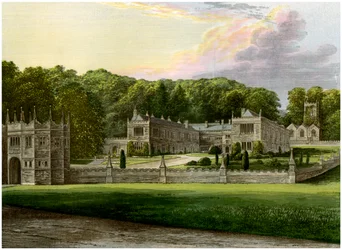 Lanhydrock, Cornwall, Heim von Lord Robartes, um 1880