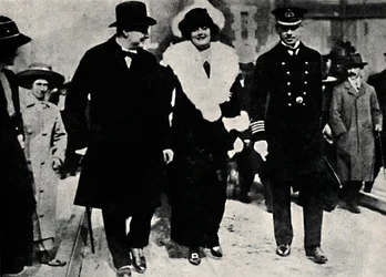 Stapellauf der H.M.S. Iron Duke, 1912, 1945