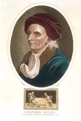 Leonhard Euler 1707-1783, Schweizer Mathematiker, 1801