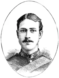 Leutnant Henry Gribble, 3. Dragonergarde, um 1882