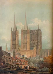 Kathedrale von Lincoln, 1794, 1921