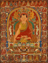 Stammporträt eines Abtes, ca. 1350