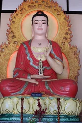 Linh An buddhistische Pagode, Medizin-Buddha (Bhaisajyaguru) Statue, Dalat, Vietnam