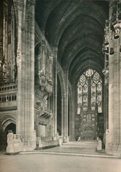 Liverpool Cathedral: Der Chor, Blick nach Osten. Architekt, Sir G. Gilbert Scott, R.A.