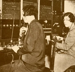 London-New York Telefonservice, um 1930
