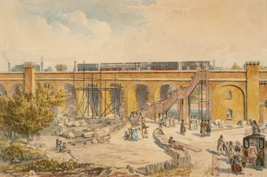 London nach Greenwich Eisenbahn