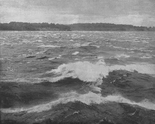 Long Sault Rapids, Sankt-Lorenz-Strom, Kanada, ca. 1900