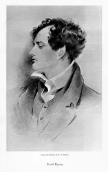 Lord Byron, anglo-schottischer Dichter, 19. Jahrhundert