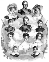 Louis-Philippe, König von Frankreich, und seine Familie, 19. Jahrhundert