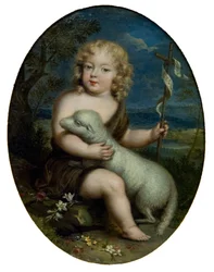 Louis Alexandre de Bourbon, Graf von Toulouse 1678-1737 als Johannes der Täufer, ca. 1680