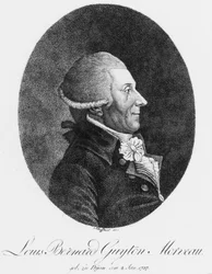 Louis Bernard Guyton Morveau, französischer Chemiker und Anwalt, ca. 1800