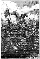 Louis II. de Bourbon, Prinz von Condé in der Schlacht von Freiburg, 1898