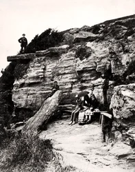 Lovers Seat, Fairlight, Hastings, Sussex, um 1900