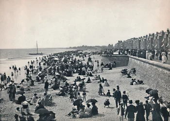 Lowestoft - Am Strand, 1895