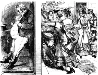 Lydia Ernestine Becker 1827-1890, britische Verfechterin des Frauenwahlrechts, 1870