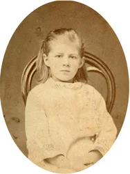 Ljubow Dostojewskaja, Tochter des Schriftstellers Fjodor Dostojewski, 1870er Jahre