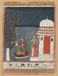 Malashri Ragini aus einer Ragmala-Serie, 1640