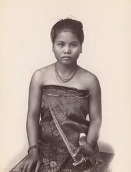 Malaiische Frau auf Java, 1860er-70er Jahre