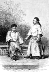 Mandschu-Minister, Bankierschefs, um 1890