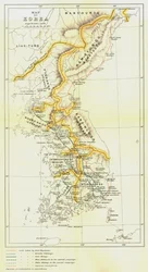 Karte von Korea, 1903