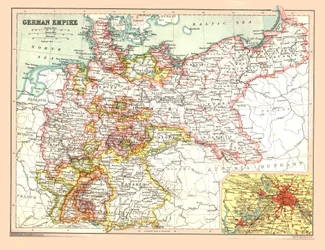 Karte des Deutschen Reiches, 1902