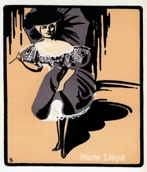 Marie Lloyd 1870-1922, englische Music-Hall-Sängerin, spätes 19. Jahrhundert