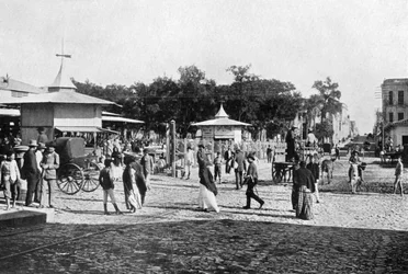 Marktplatz, Asuncion, Paraguay, 1911