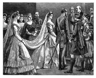 Hochzeit von Prinzessin Helena und Prinz Christian, 5. Juli 1866