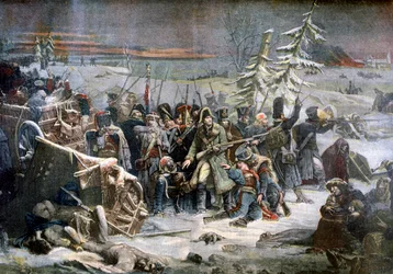 Marschall Ney während des Rückzugs aus Russland, 1812, 1894