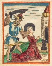 Martyrium der Heiligen Barbara, 1480-1490