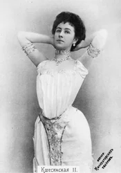 Matilda Kschessinska als Prinzessin Aspicia im Ballett Die Tochter des Pharaos