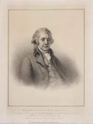 Matthew Boulton, englischer Ingenieur und Industrieller, ca. 1801
